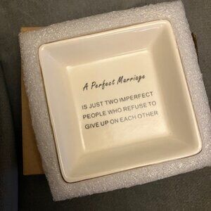 NIB ring dish: A Perfect Marriage